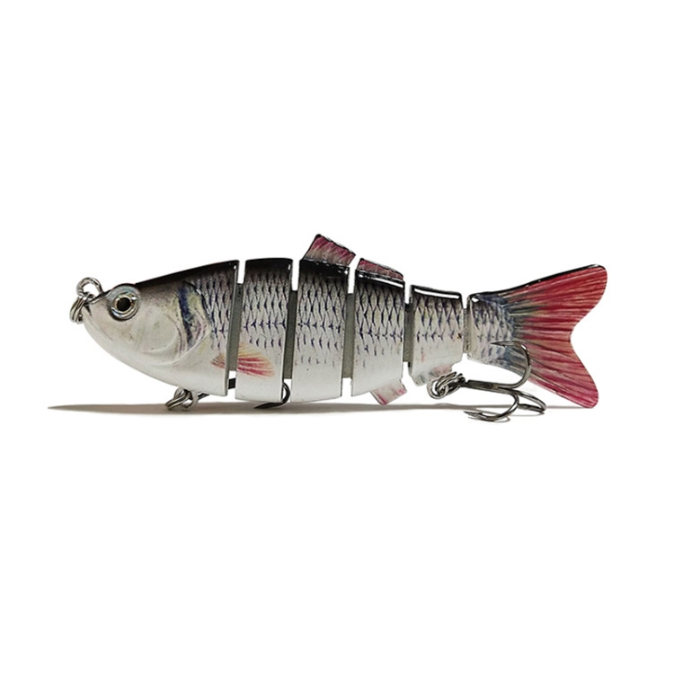 HENGJIA JM064 Multi-section Fish Minnow Bionic Fake Lures Sea Fishing  Sinking Lures, Size: 12.8cm 18g(6)