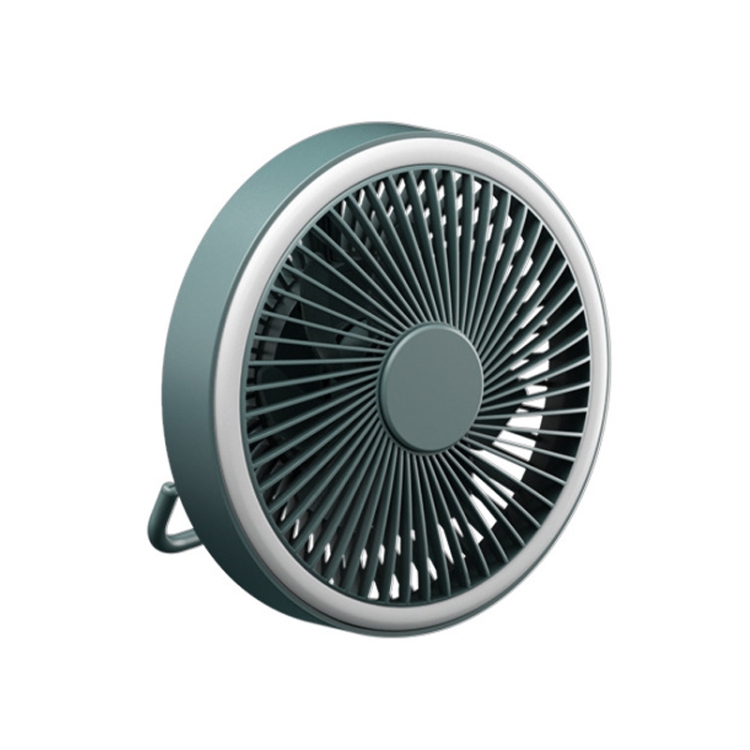 Mini ventilateur de radiateur à tête secouante pour radiateur électrique  (vert)