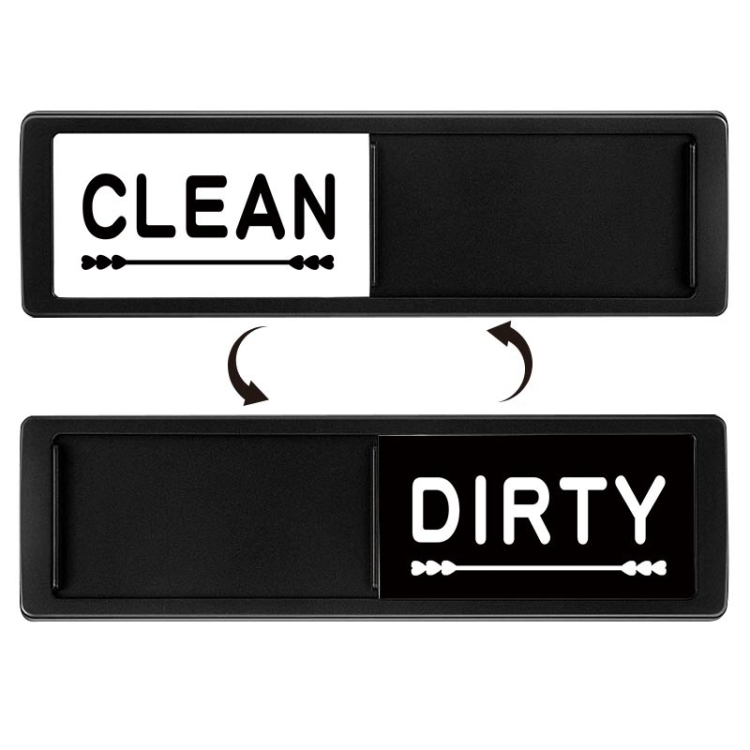 Magnete per lavastoviglie Clean Dirty Sign Magnete per frigorifero a doppia  faccia (Black Love)