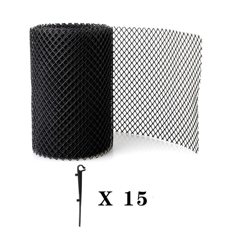 Plastic Gutter Guard Prevent Leaves or Debris From Clogging Downspouts