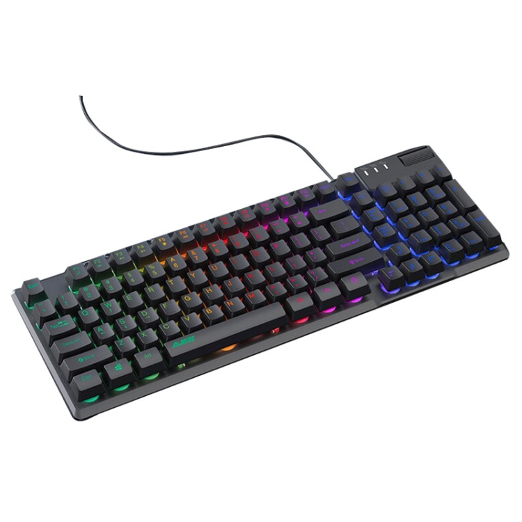 Ajazz AF981 96 Keys Office Gaming Illuminated Wired Keyboard, Cable