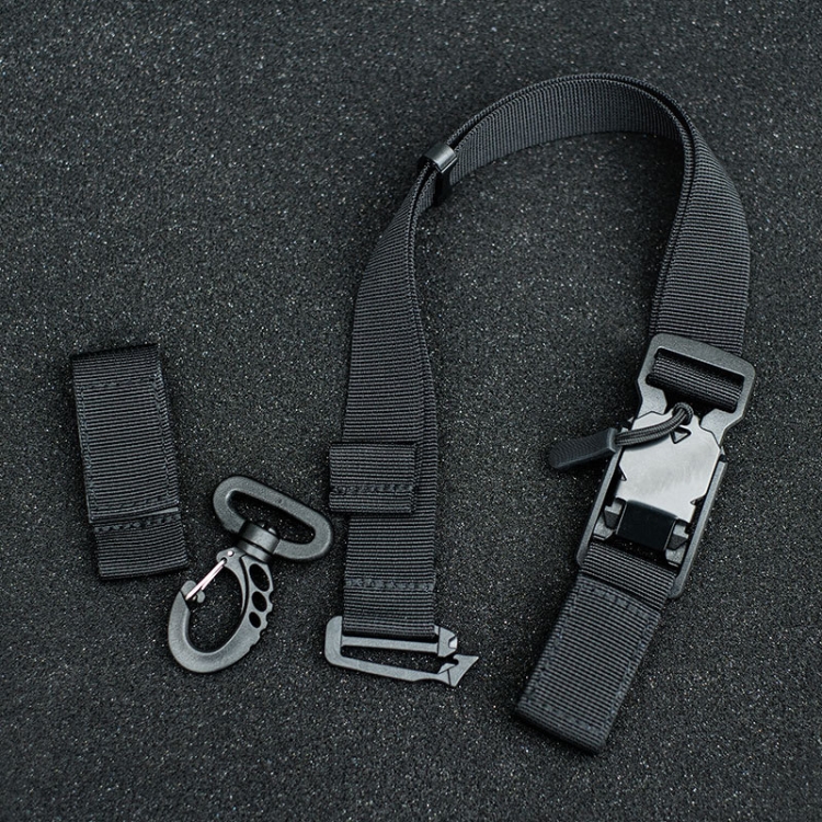 Quick Release Stabilizer Strap Messenger Cycling Universal Expandable  Single Shoulder Strap(Black)