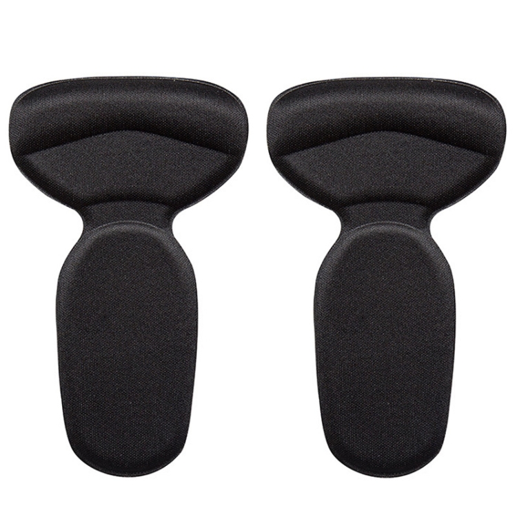 1pair 2 in 1 Half Size Forefoot Pad Anti-drop Sandal Heel Sticker(Black ...
