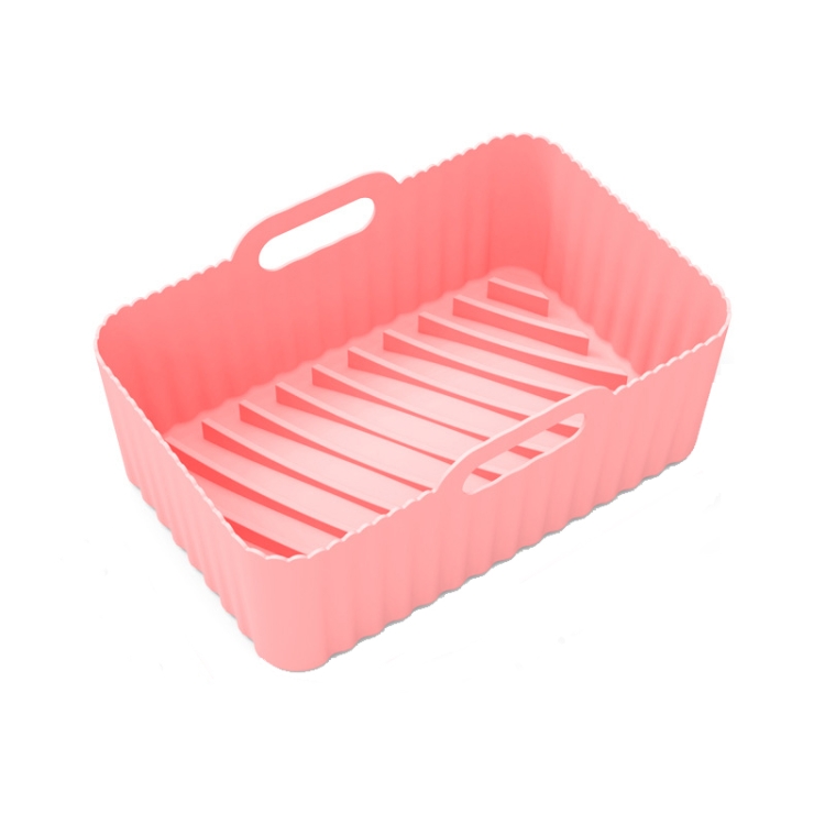 For Ninja DZ201 Air Fryer Silicone Liner Mat Reusable Basket Tray, Spec:  Gray Thin Model (95g)