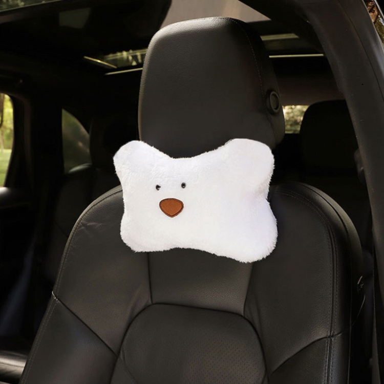 Car Neck Pillow Cushion Headrest Pillow 2PCS Memory Foam Bone Neck Pillow  Auto Seat Cover Headrest Neck Pillow Plush