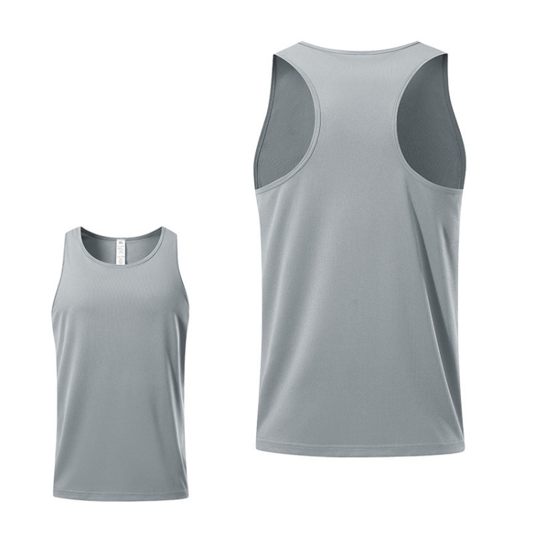 Mens Sports Vest in Grey - XXL