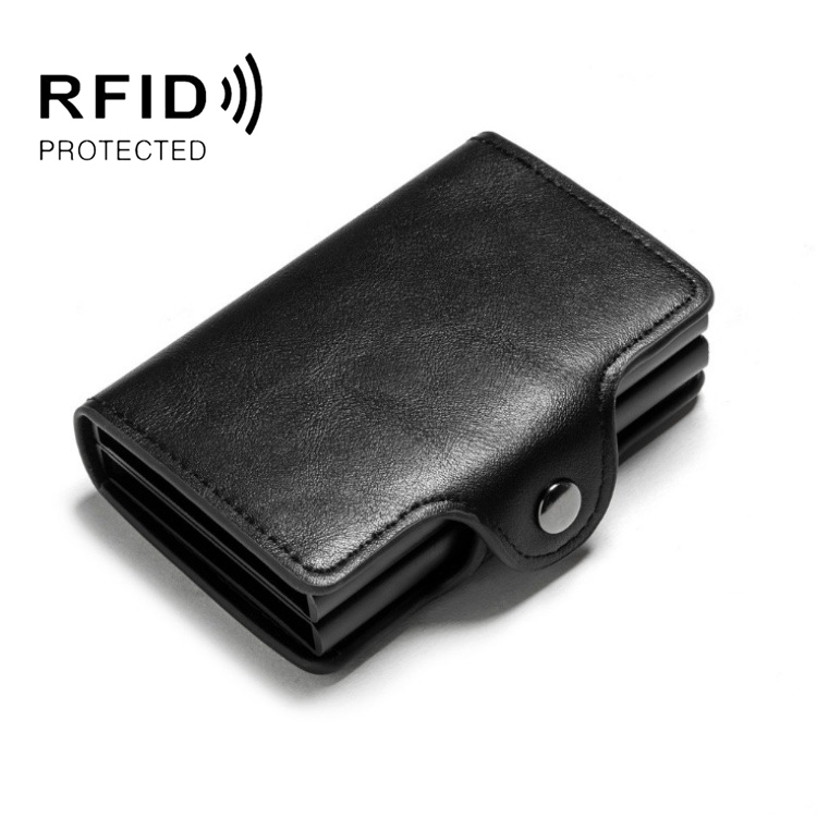 Automatic Pop-up Card Holder Metal Card Box RFID Credit Card Bank Card ...