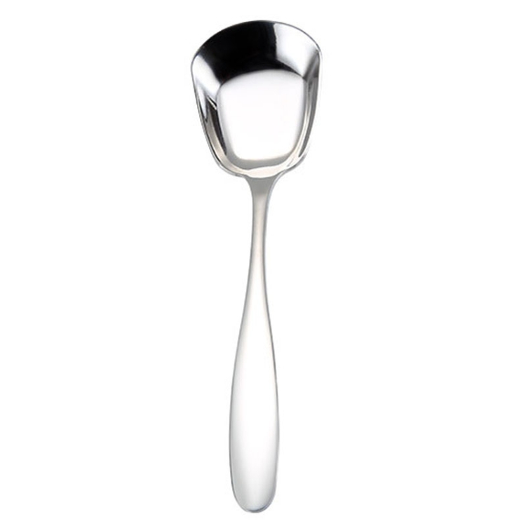 304 Stainless Steel Thickened Soup Spoon Flat Bottom Large