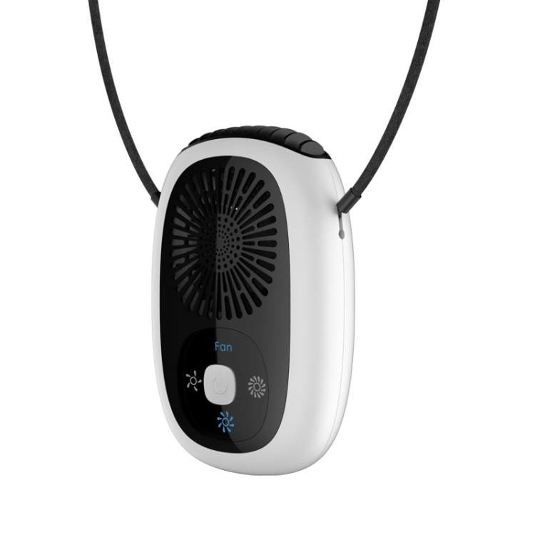 부정적인 이온 백색을 가진 Leafless 거는 목 팬 소형 소형 팬 USB 재충전용 팬