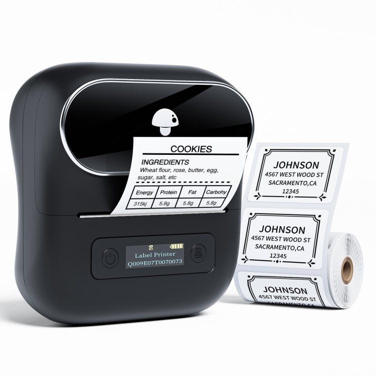 M220 Label Maker Bluetooth Sticker Machine Barcode Label Printer