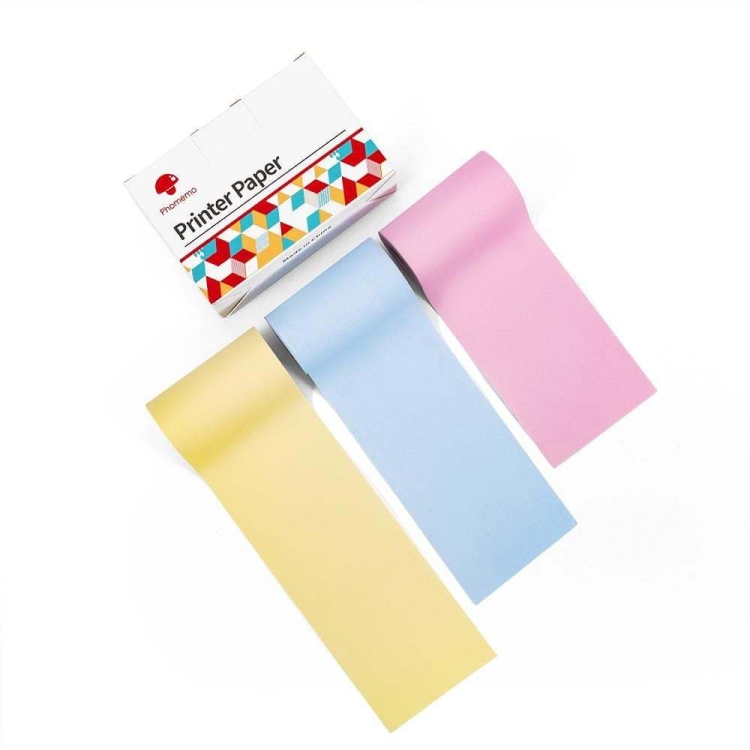 Adhesive Thermal Sticker Paper for Phomemo T02 M02 M03 Bluetooth Pocket  Printer