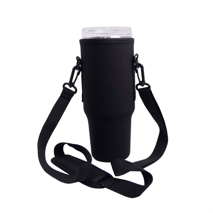 Neoprene Stanley Cup Bag Crossbody Portable Water Bottle Carrier Bag with  Adjustable Shoulder Strap 40 Oz