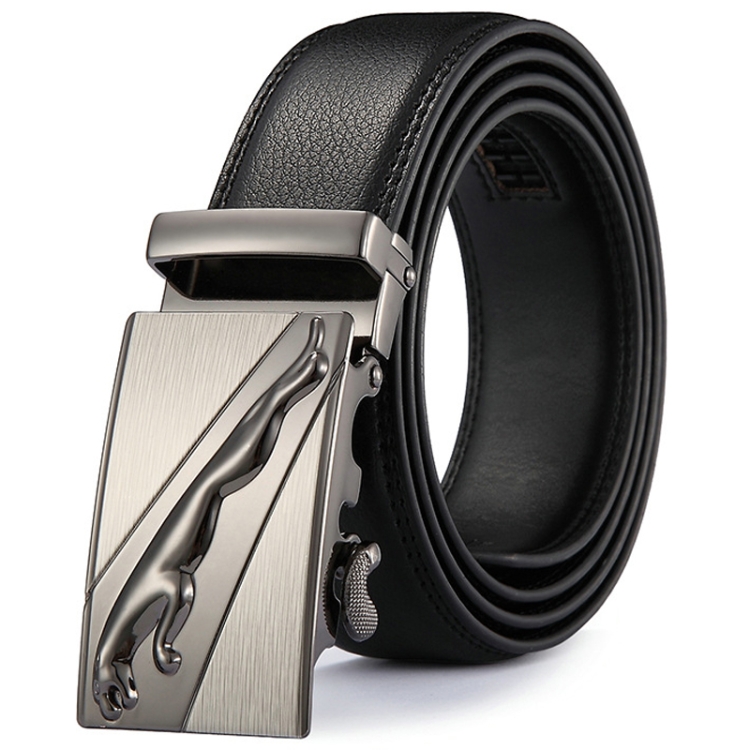 Men Automatic Buckle Belt Leather Waistband Business Style Trouser Belt ...