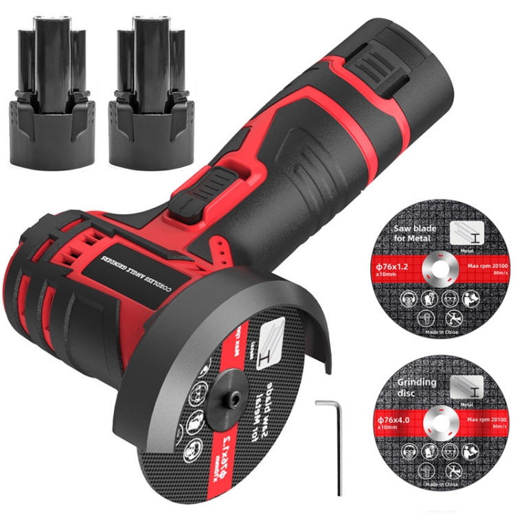 HILDA 12V 3 Inch Li-Ion Angle Grinder Home Cutting And Sanding Machine ...