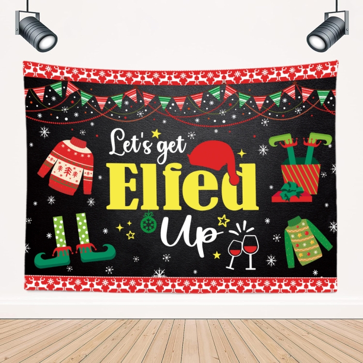 150 x 100cm Peach Skin Christmas Photography Background Cloth Party