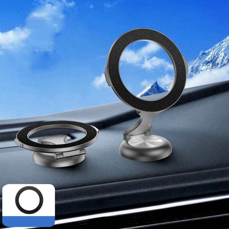 Car Magsafe Folding Navigation Phone Holder(Silver)