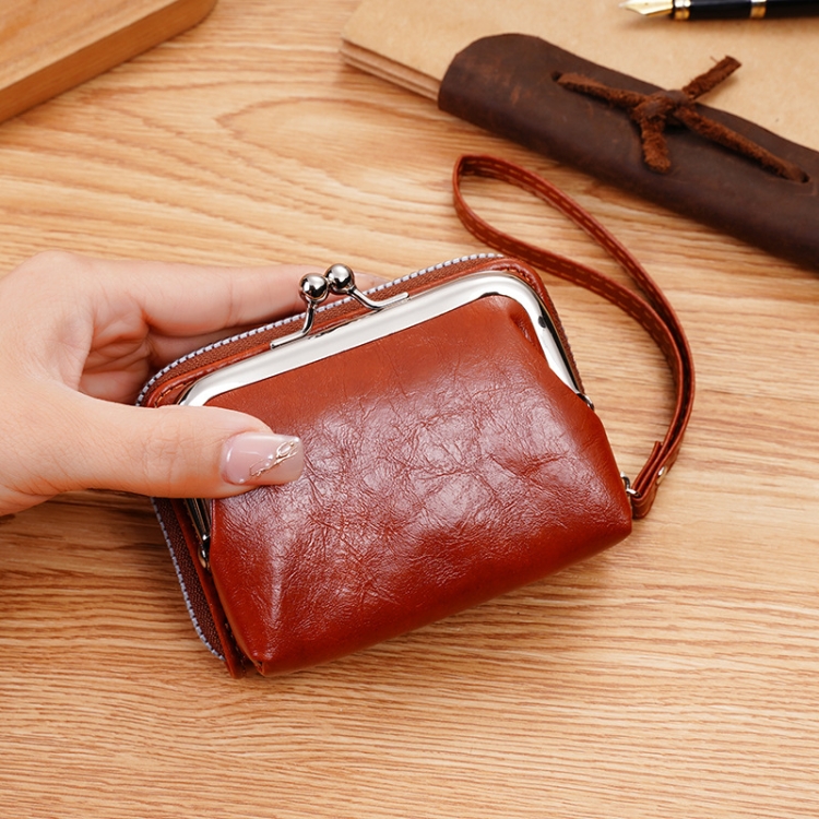 Ladies Leather Envelope Wallet Tassel Button Card Slots Clutch Long Short  Purse | eBay