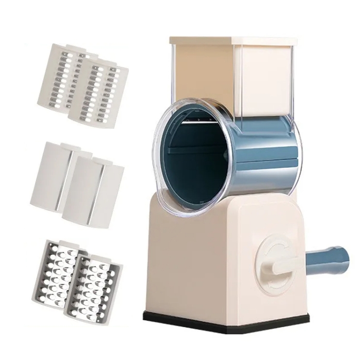 Square Handheld Vegetable Chopper, Mini Rolling Shredder And