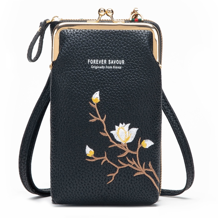 Mini Embroidered Single shoulder Phone Bag Crossbody Long