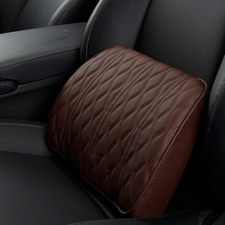 Cuscino di supporto in memory foam per seggiolino auto, colore: caffè