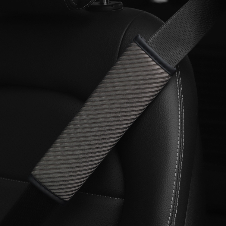 Spallacci copri cintura di sicurezza in pelle per auto a strisce