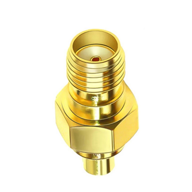 SMA Female To MMCX Female Coaxial Adapter Kit Brass Coaxial Connector ...