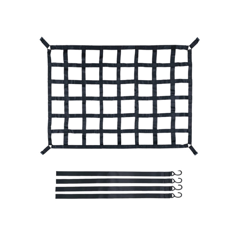 127x106cm Truck Bed Cargo Net Pickup Bed Netting Strap