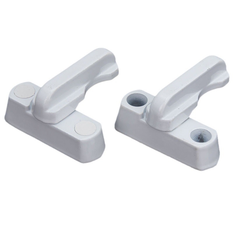 2PCS Sash Jammers Extra Security Locks For UPVC Windows Doors White-in