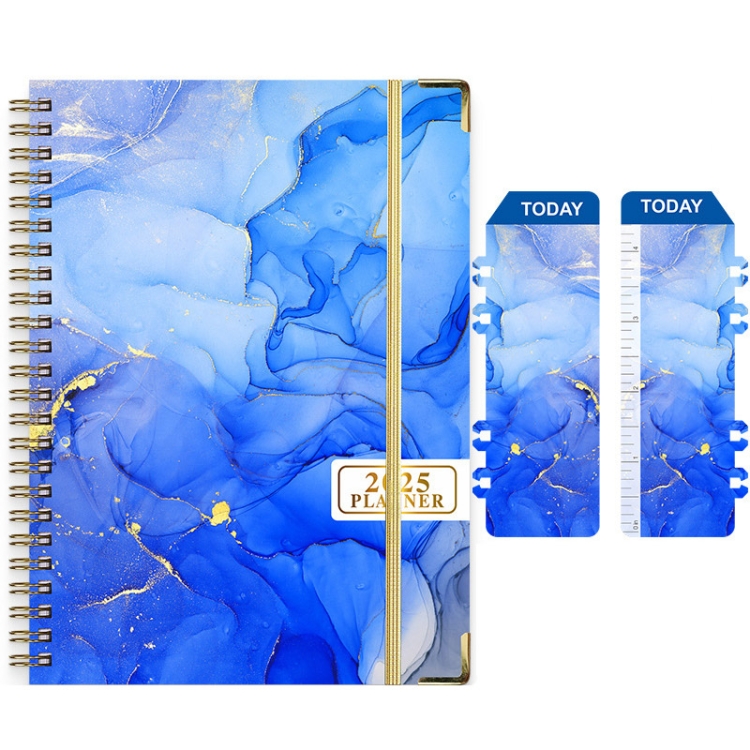 2025 English Notebook A5 Coil Notepad 365 Day Work Schedule Diary ...