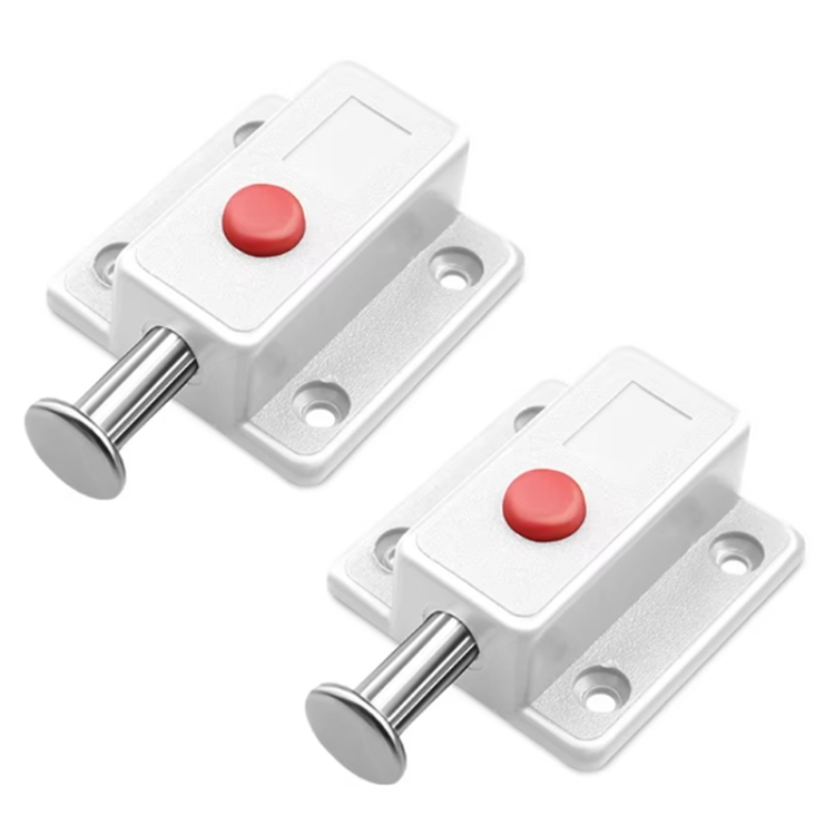 Tbd Window 2pcs Plastic Cabinet Door Spring Latch Window Door Bolts Safety Latch ...