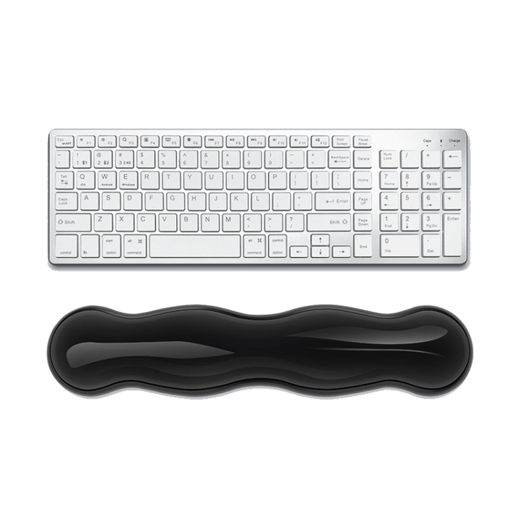 Telooco - Reposamuñecas De Gel Transparente Para Mouse