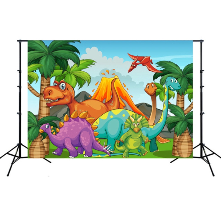 Tela de fondo de fotografía de escena de sesión de fotos de dibujos  animados de mundo de dinosaurios de 2,1 mx 1,5 m (W102)