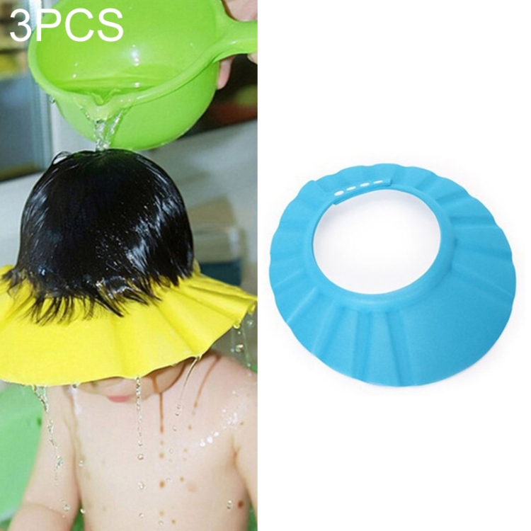 5 Pcs Safe Baby Shower Cap Kids Bath