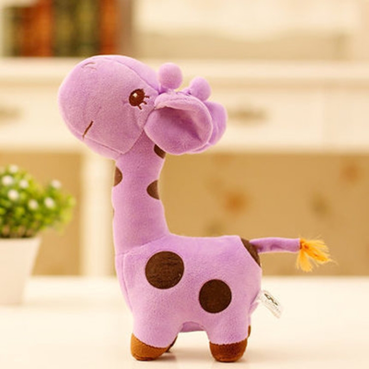 purple giraffe plush