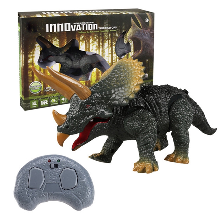 Jouet dinosaure télécommandé, avec lumière et son, jouet dinosaure