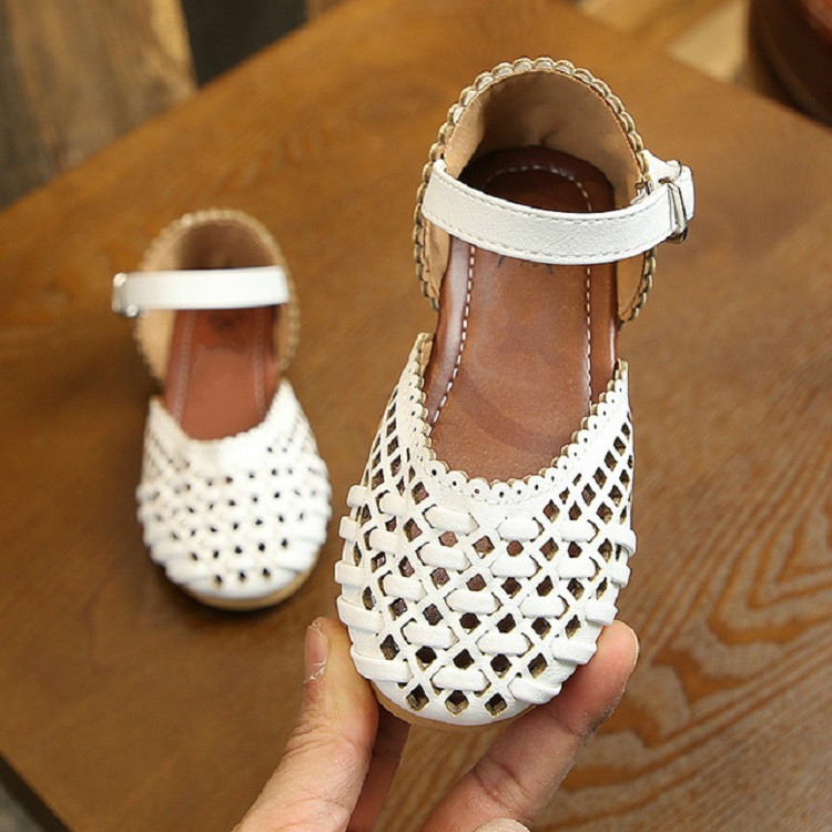 Comprar Sandalias para niñas Zapatos de princesa huecos para