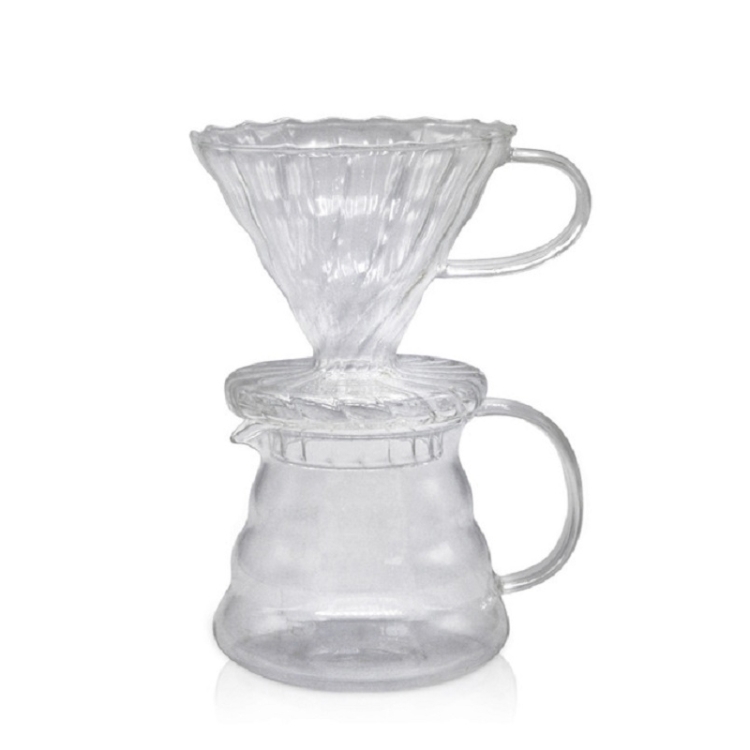 Juego de Tazas de Café Transparente Plateado Cristal 85 ml 