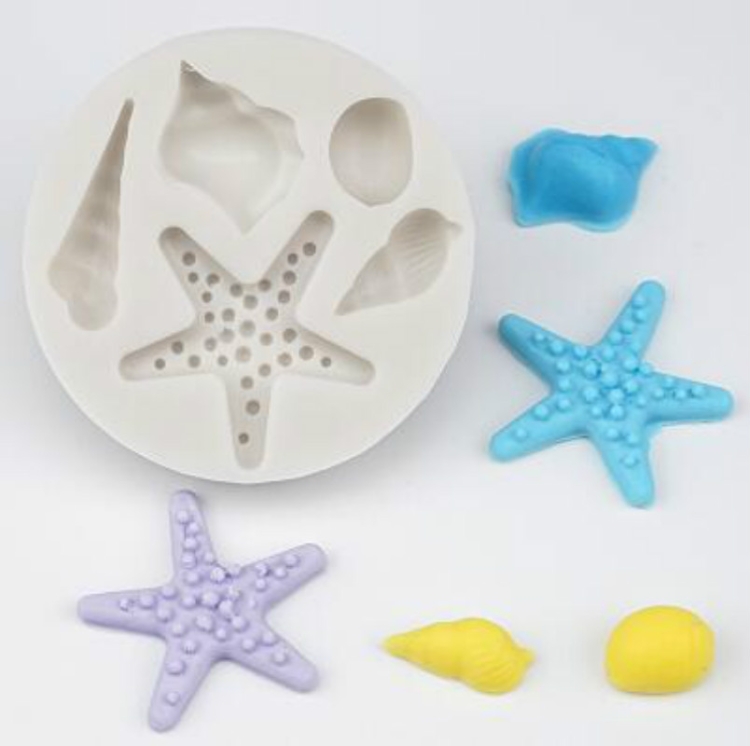 Molde Estrella de Mar para Fondant