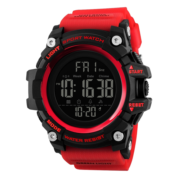 Relojes para hombre, multifuncional, impermeable, reloj digital LED, caja  transparente, correa de silicona, reloj deportivo