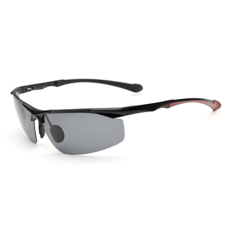 Men's sports goggles AlMg (Lens Colour Black rimmed gray tablets)