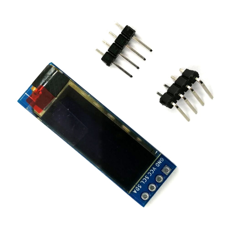 0.91'' 128x32 IIC I2C Blue OLED LCD Display DIY Module DC3.3V 5V For PIC Arduino 