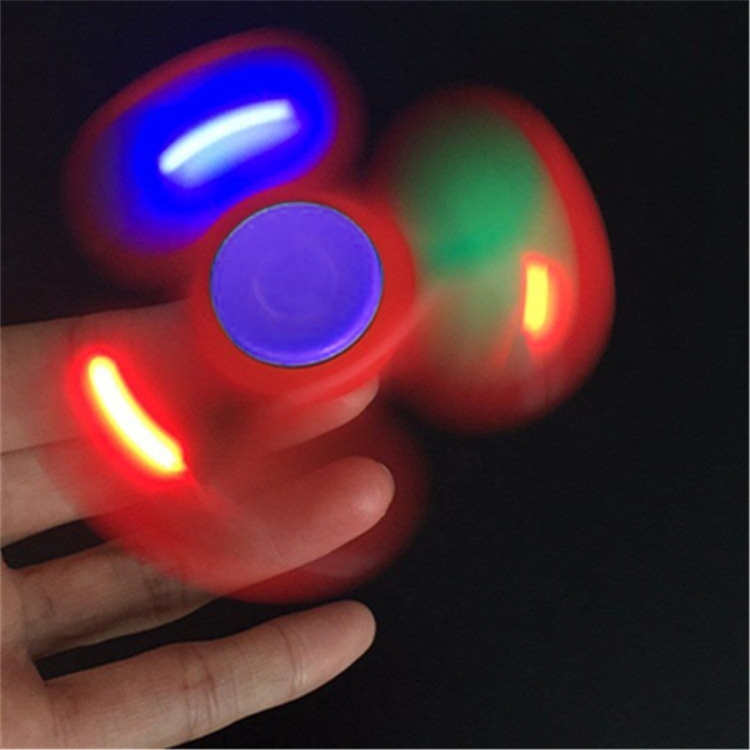 Universal Fidget Spinner With Led Light [5 Pack] Fitget Hand Spiner Toy  High Speed Stress Reducer EDC Finger Spiners Focus Relieves Spinners Toy  For ADD, ADHD, Anxiety, Autism Adult Kids(Orange) price from