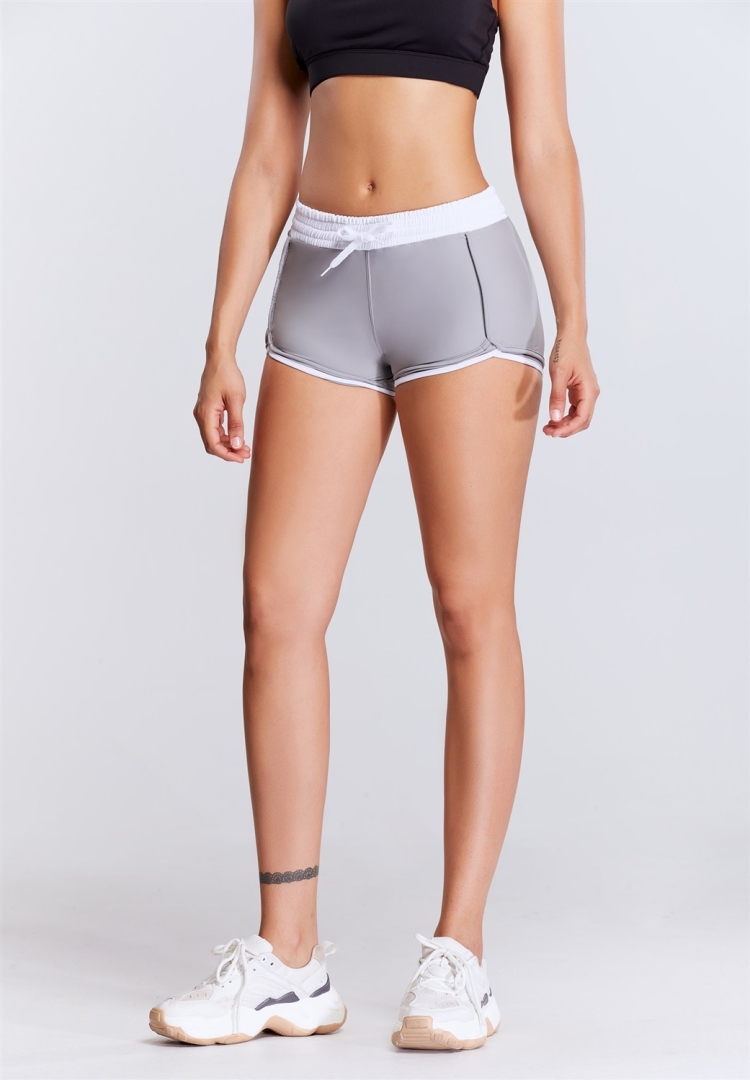 Pantalones cortos deportivos Mujer Elastic Slim Yoga Running Low Waist Hip  Tight Tight Pantalones calientes de