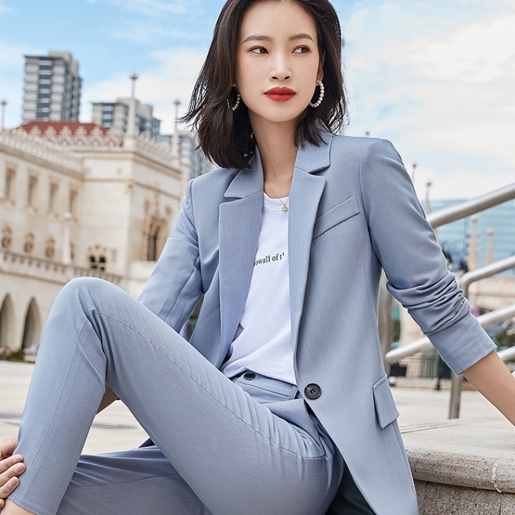 Business Wear Fashion Casual Suit Work Clothes Suit, Style: Coat +