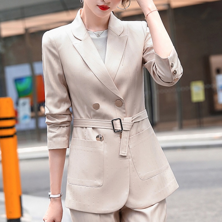 Business Wear Fashion Casual Suit Work Clothes Suit, Style: Coat +