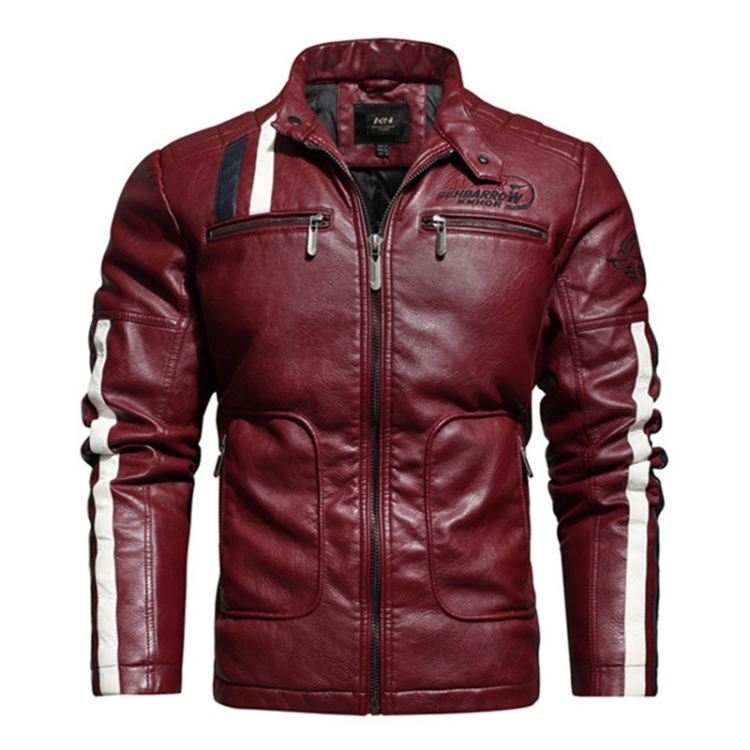 Tight fitting sales leather jacket