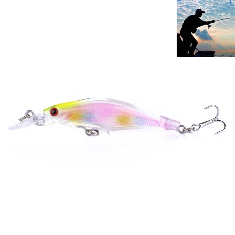 HENGJIA MI107 8cm/6g Simulation Hard Baits Fishing Lures Tackle Baits Fit  Saltwater and Freshwater (2#)
