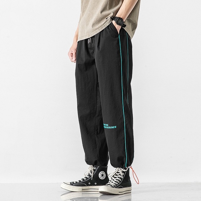 Spring and Autumn Loose Drawstring Pants Ankle-length Sweatpants for ...