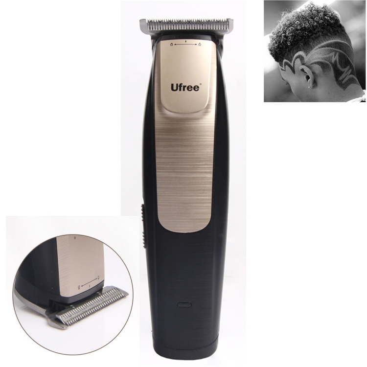 Ufree U-512 Professional Hair Salon Rechargeable Engraved Text Small Hair  Clipper Hair Trimmer, EU Plug