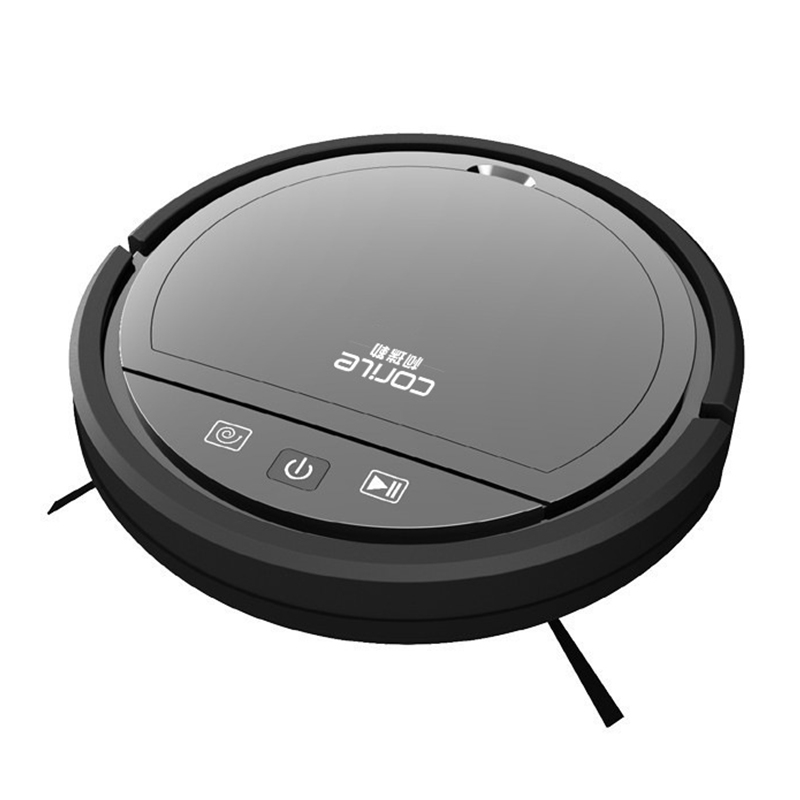 CORILE A6 Intelligent APP Planning Automatic Infrared Sensor Obstacle Avoidance Sweeping Robot (Black) - Shopkiz.com